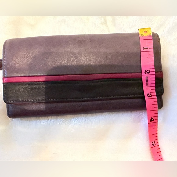 Osgoode Marley RFID Women's Wallet in Purple and Black - Picture 15 of 16